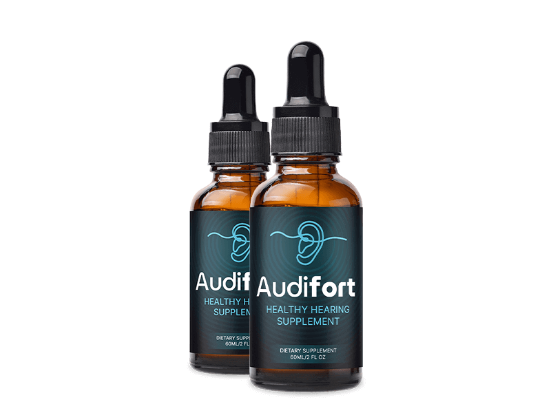 Purely Audifort 2 Bottle Package for daily hearing wellness